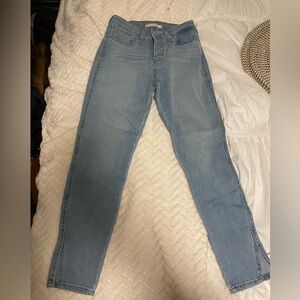 Levi's jeans, high-rise skinny ankle